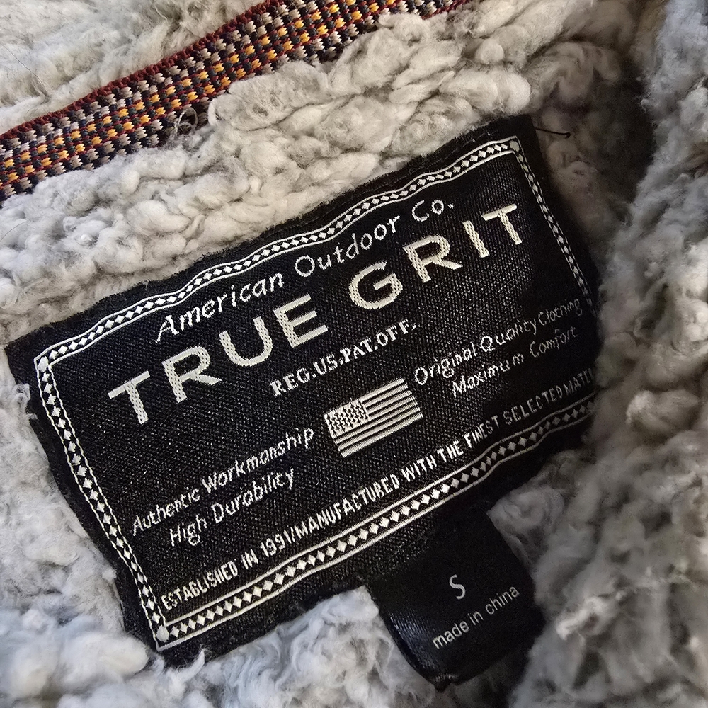 True Grit Women's Plush Sherpa Pullover - Gray - Picture 5 of 7